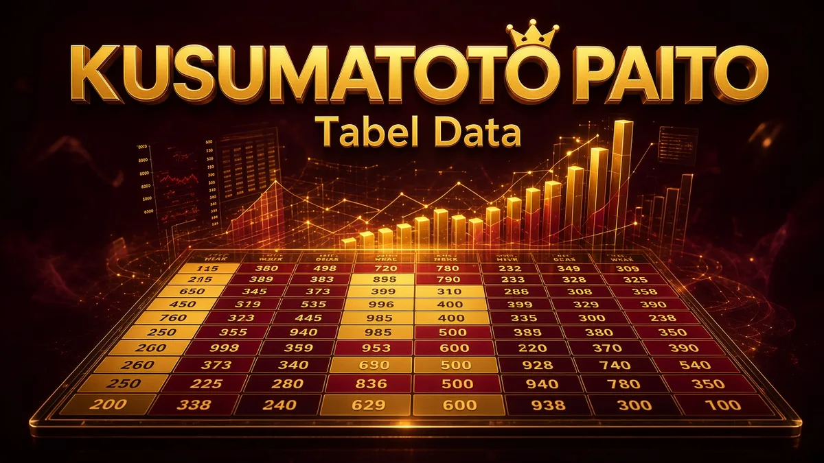 Kusumatoto Paito — Cara Baca Tabel Data Togel | Artikel Mendalam 2026